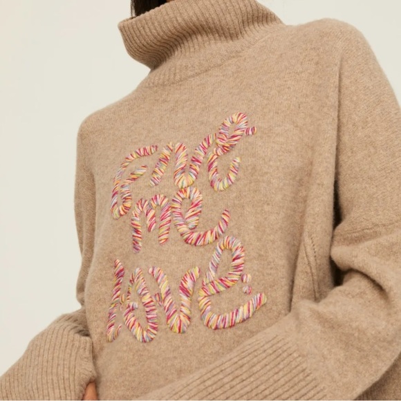 Zadig & Voltaire Give Me Love Oversized Wool Sweater - Picture 6 of 13